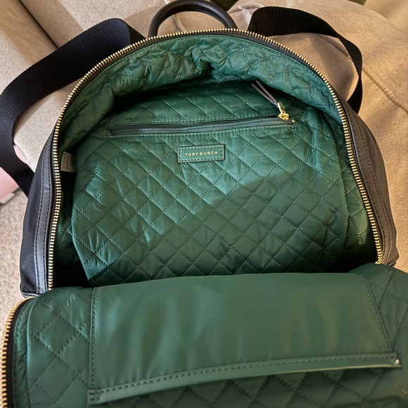 Tory Burch Black Nylon Small Backpack - Picture 4 of 5